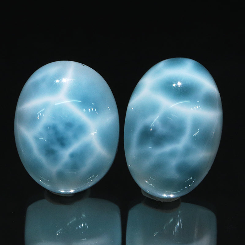 ルース　ラリマー＜ドミニカ産＞　オーバル型  [co-g2141]