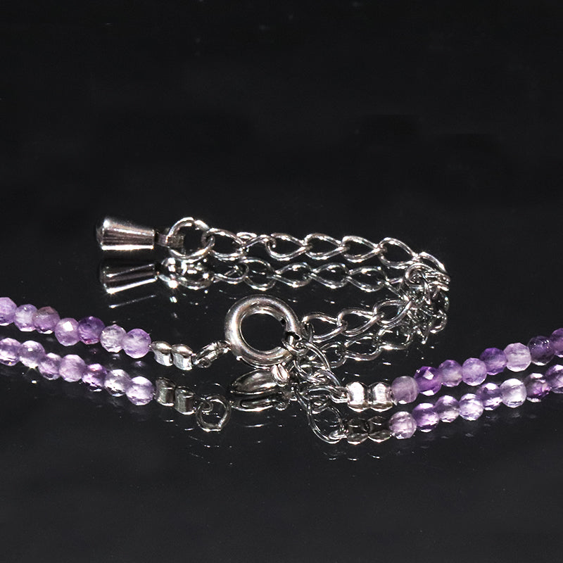 ネックレス　カット　約2mm　ステンレス製　アジャスター付き  [co-g2142]