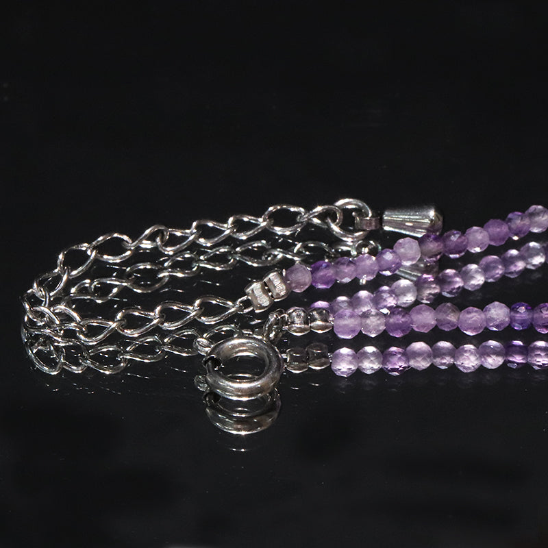 ネックレス　カット　約2mm　ステンレス製　アジャスター付き  [co-g2142]