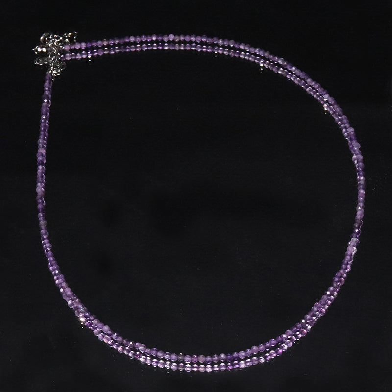 ネックレス　カット　約2mm　ステンレス製　アジャスター付き  [co-g2142]