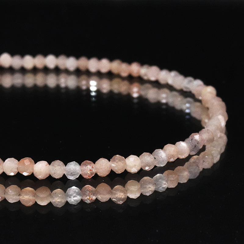 ネックレス　カット　約2mm　ステンレス製　アジャスター付き  [co-g2142]