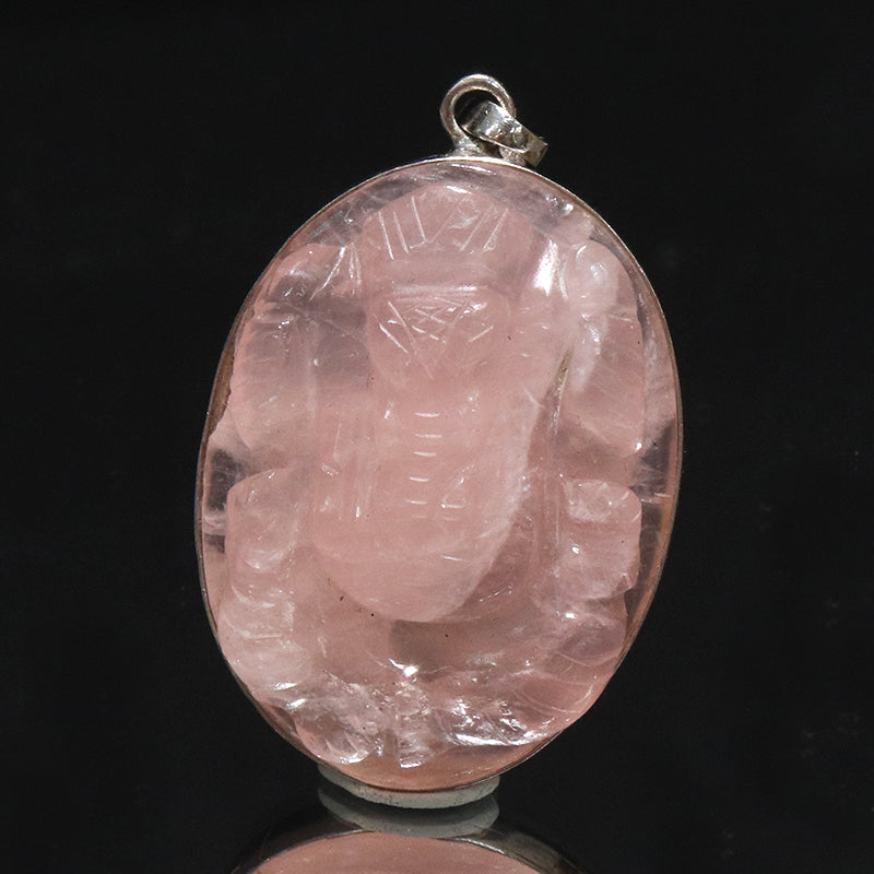 【割引不可】ペンダントトップ　ガネーシャ　オーバル型　約約25～33×35～41mm　Silver925　シルバー　全6種  [co-g2159]