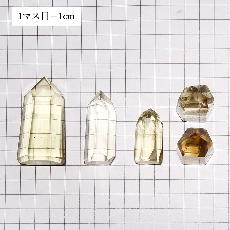 天然シトリン(非加熱)＜ブラジル産＞　六角柱　約3.5～6cm [co-g2690]