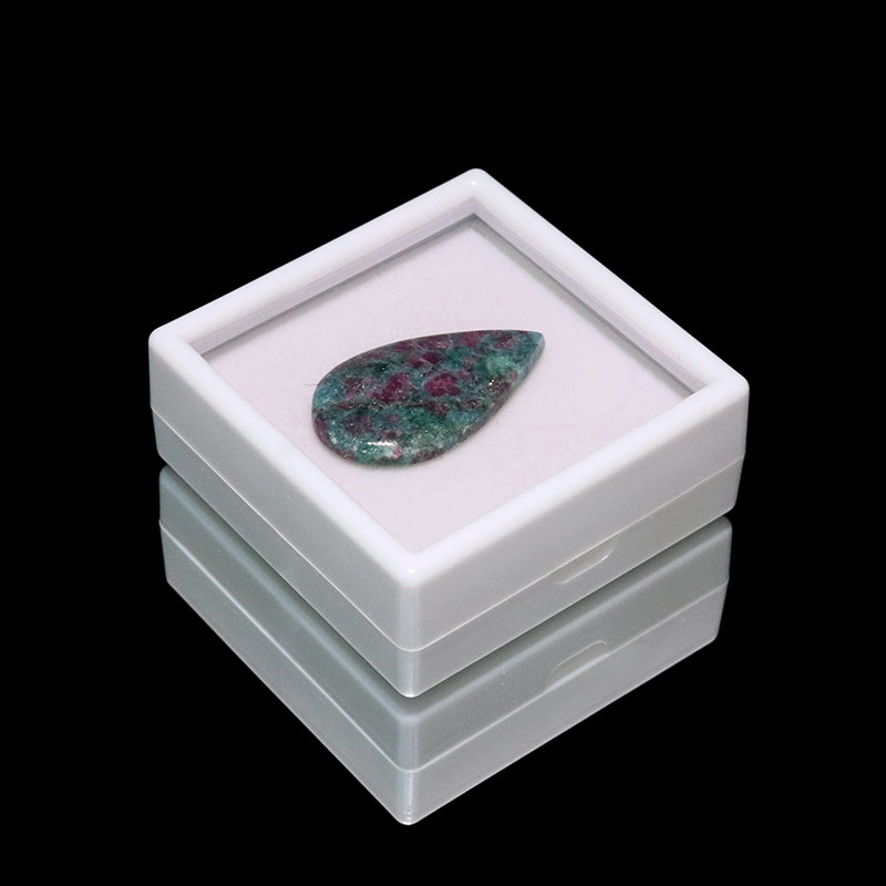 ルース　ルビーインカイヤナイト　ドロップ型　約12～18mm×約21～32mm　ケース入り  [co-g2184]