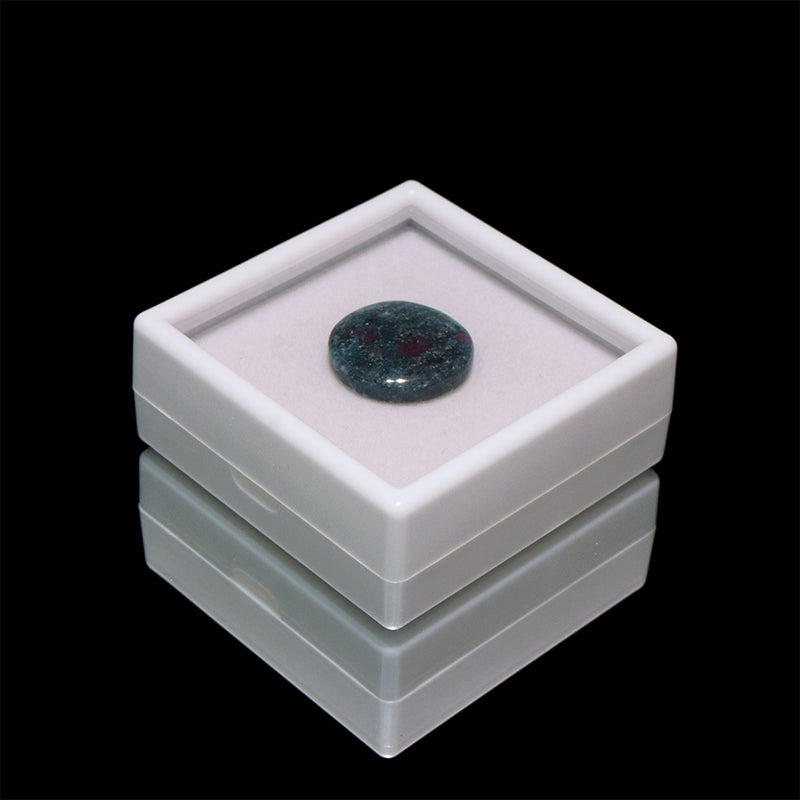 ルース　ルビーインカイヤナイト　丸型　約17～20mm　ケース入り　ランダム発送  [co-g2190]