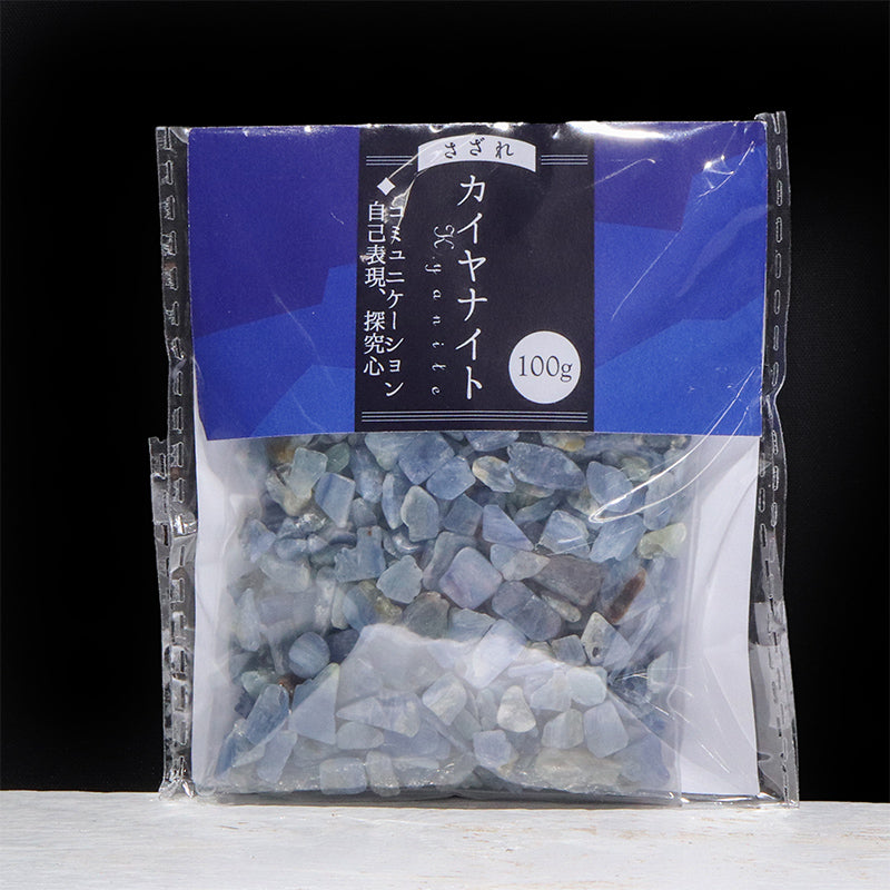 Kyanite Gravel with original packaging Approx. 100g [gr-g0029]