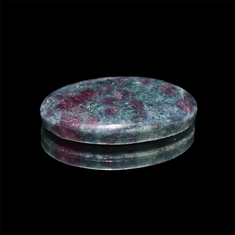 ルース　ルビーインカイヤナイト　オーバル型　約11～17mm×約21～31mm　ケース入り  [co-g2183]