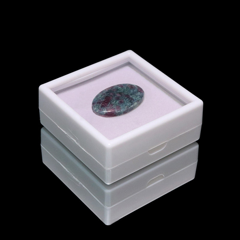 ルース　ルビーインカイヤナイト　オーバル型　約11～17mm×約21～31mm　ケース入り  [co-g2183]