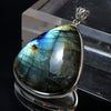 Get 30% off when you purchase 10 or more eligible items. Automatic discount at checkout. Labradorite Pendant Top (Madagascar), Drop Shape, 925 Sterling Silver [co-g1264]