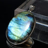 Get 30% off when you purchase 10 or more eligible items. Automatic discount at checkout. Labradorite Pendant Top from Madagascar, Oval, 925 Sterling Silver [co-g1266]