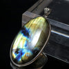 Get 30% off when you purchase 10 or more eligible items. Automatic discount at checkout. Labradorite Pendant Top from Madagascar, Oval, 925 Sterling Silver [co-g1266]