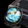 Get 30% off when you purchase 10 or more eligible items. Discount automatically applied at checkout. Labradorite Pendant Top from Madagascar, Irregular Shape, Silver 925 [co-g1265]