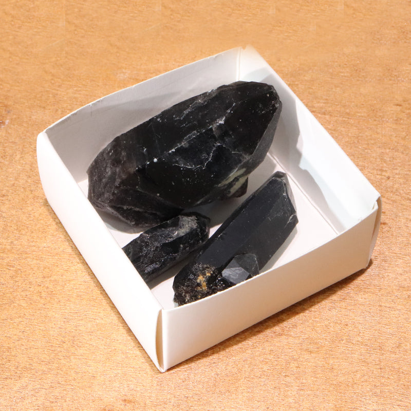 原石　モリオン　チベット産　約100～120g　セット売り [co-g2169]