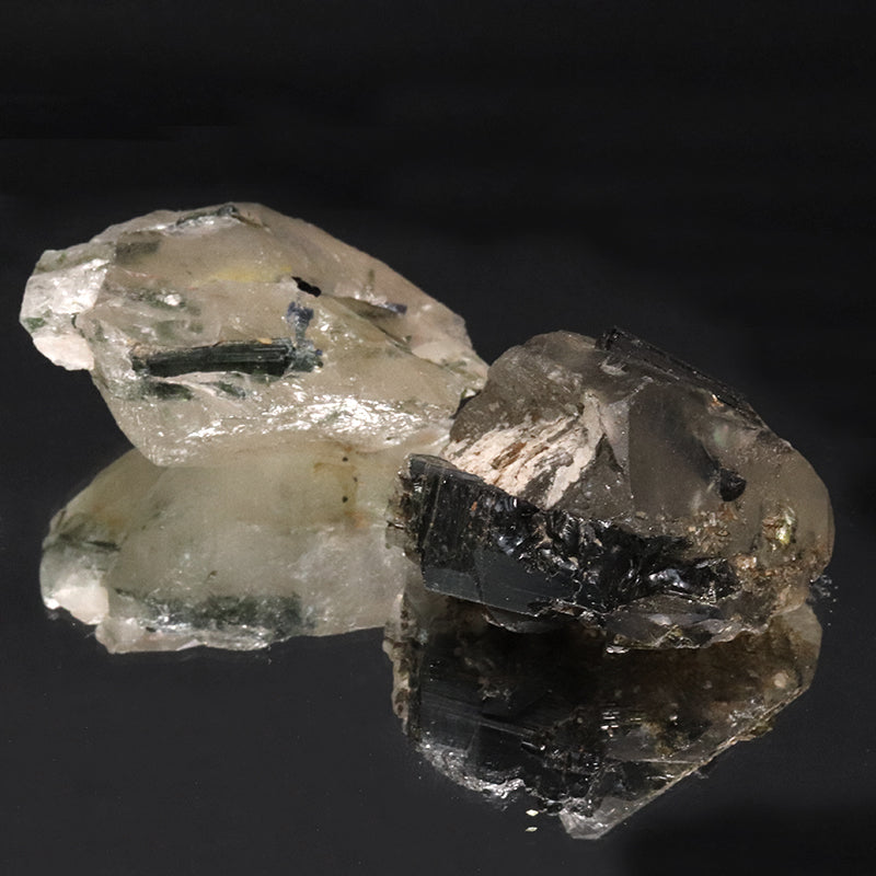 原石　トルマリンインクォーツ　ブラジル産　ランダム発送  [co-g2180]