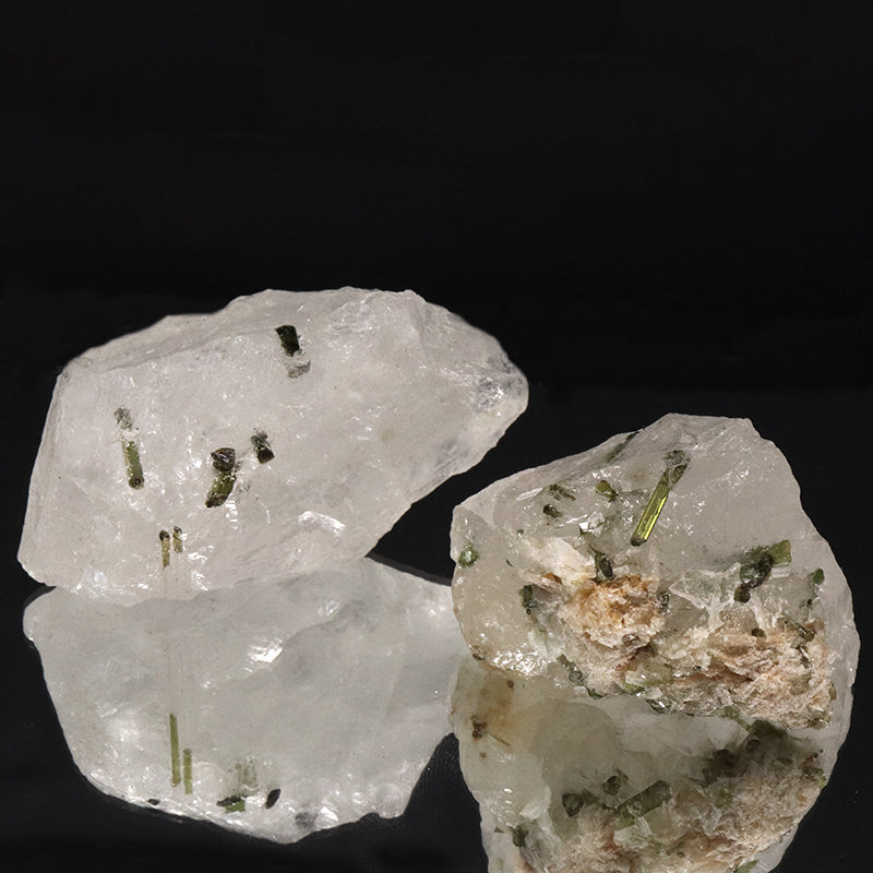 原石　トルマリンインクォーツ　ブラジル産　ランダム発送  [co-g2180]