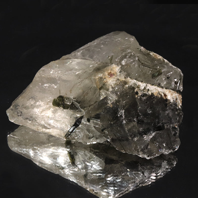 原石　トルマリンインクォーツ　ブラジル産　ランダム発送  [co-g2180]