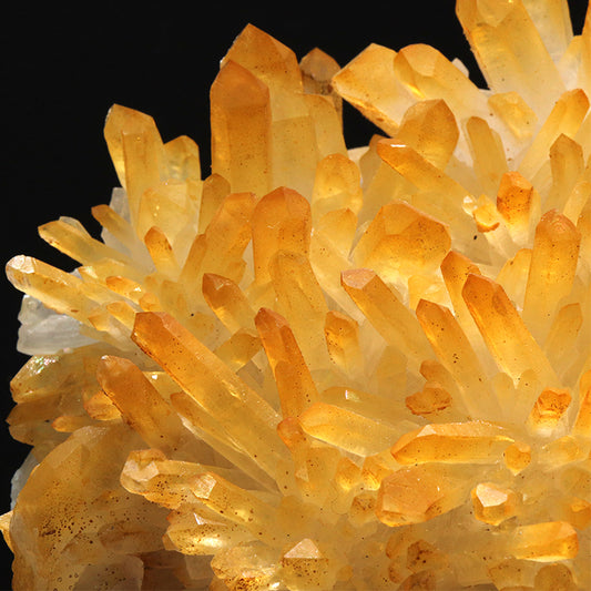 【動画】【一点物】クラスター　タンジェリンクォーツ　ミャンマー産　全2種 [co-g2196]