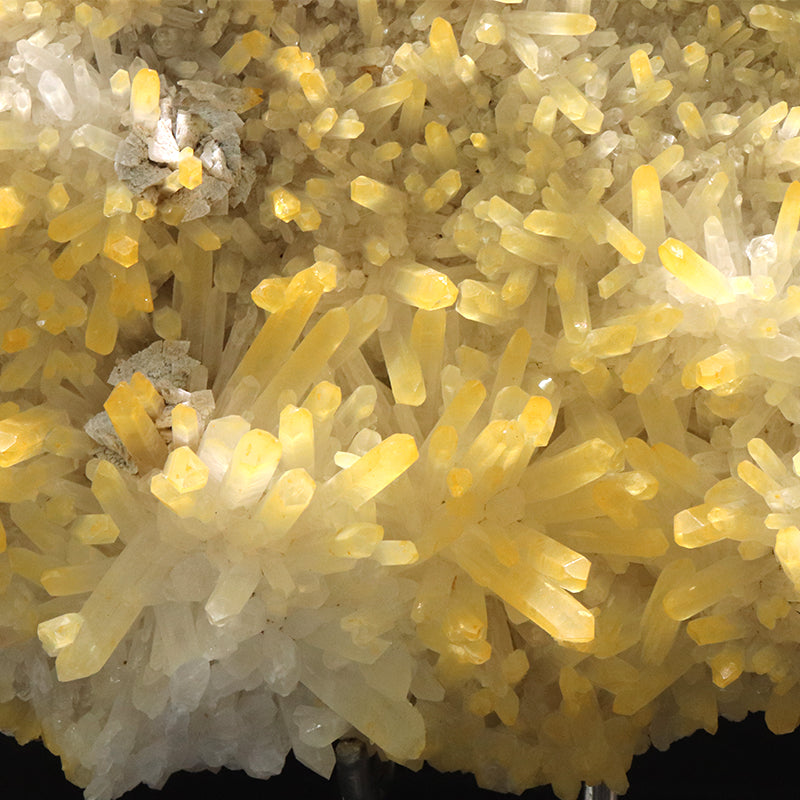 【動画】【一点物】クラスター　タンジェリンクォーツ　ミャンマー産　全2種 [co-g2196]