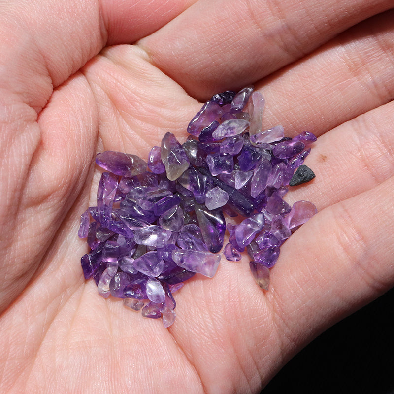 さざれ　アメジスト　約3～5mm　約1kg  [gr-g1012]