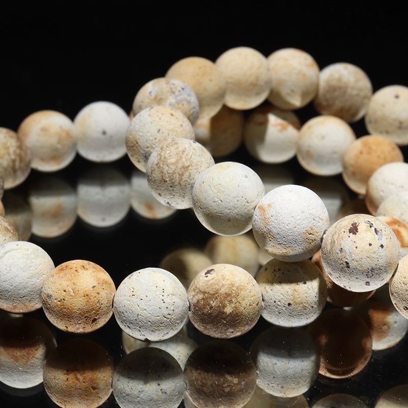 [Japanese Famous Stone] Bracelet Izumo Zeolite <Shimane Prefecture> Round [br-g8103]