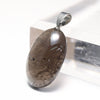 Cintamani Stone Pendant Top (American Origin), Oval, Stainless Steel, Made in Japan [co-g1275]