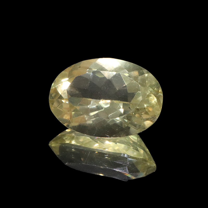 ルース　シトリン＜コンゴ産＞　オーバルカット　約13×18mm  [co-g2246]