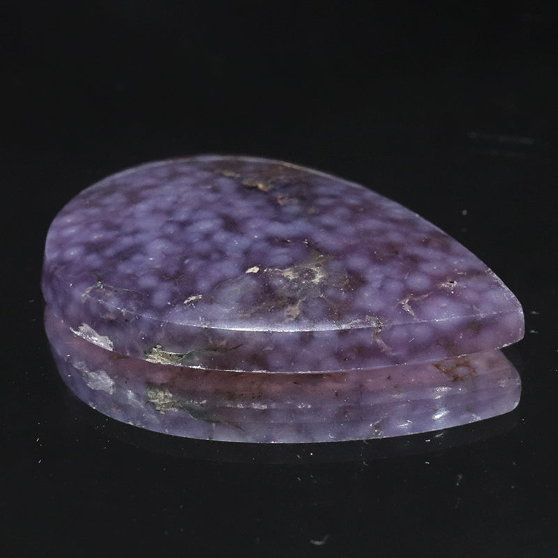 ルース　グレープアゲート＜インドネシア産＞　ドロップカット  [co-g2283]