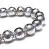 Gibeon bracelet from Namibia, silver, round, certificate included [br-g0286]