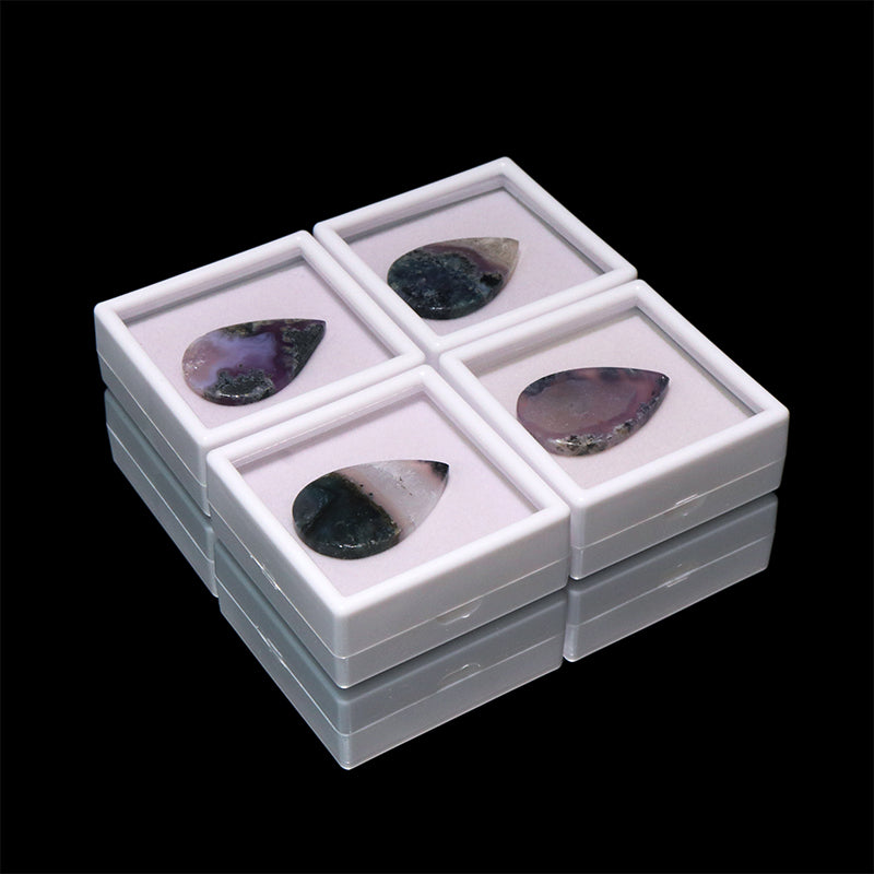 ルース　グレープアゲート＜インドネシア産＞　ドロップカット  [co-g2283]