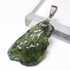 One-of-a-kind Moldavite Pendant Top (Czech Republic) in 925 Silver [co-g1304]