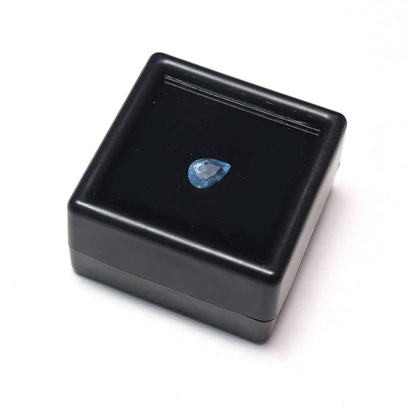 ルース　ユークレース＜コロンビア産＞　ドロップカット　約0.4ct 　証明書付き　 ケース付き[co-g1392]