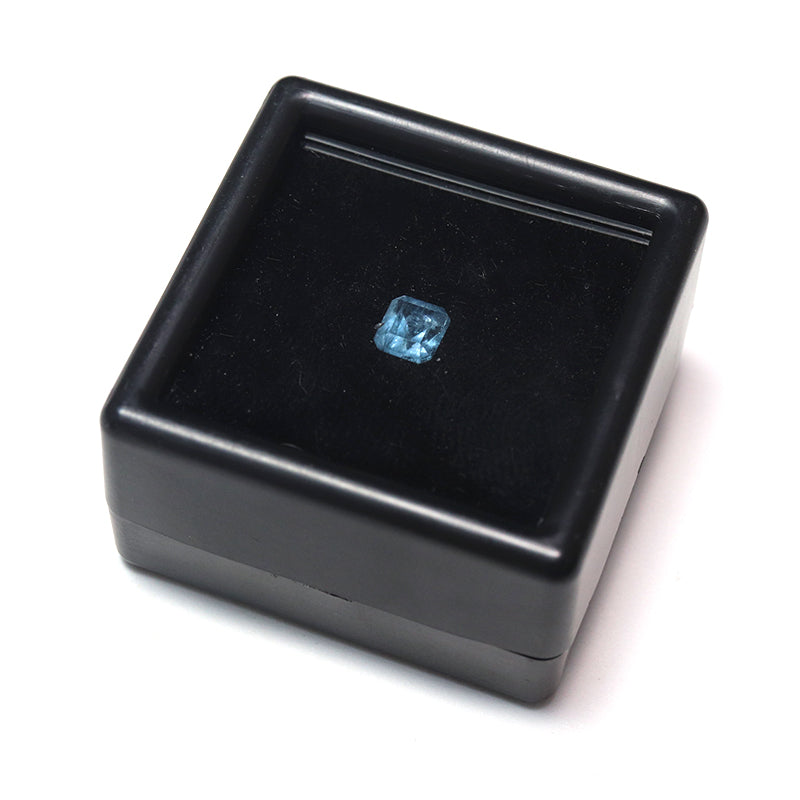 ルース　ユークレース＜コロンビア産＞　スクエアカット　約0.35ct　証明書付き　 ケース付き[co-g1394]