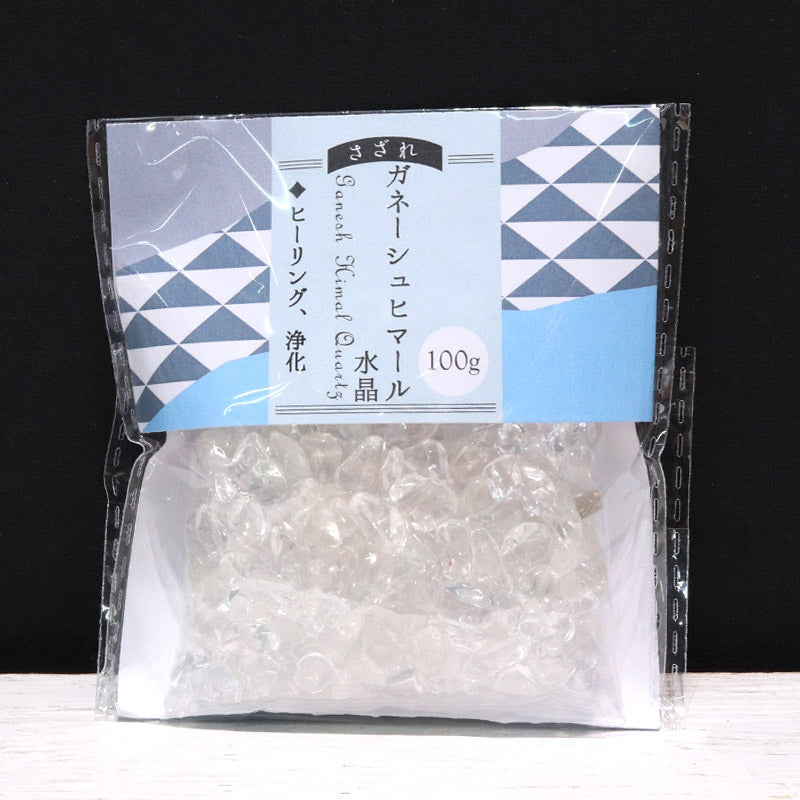 Ganesh Himal Quartz Crystal (Himalayan/Ganesh Himal) with original packaging 100g [gr-g0032]