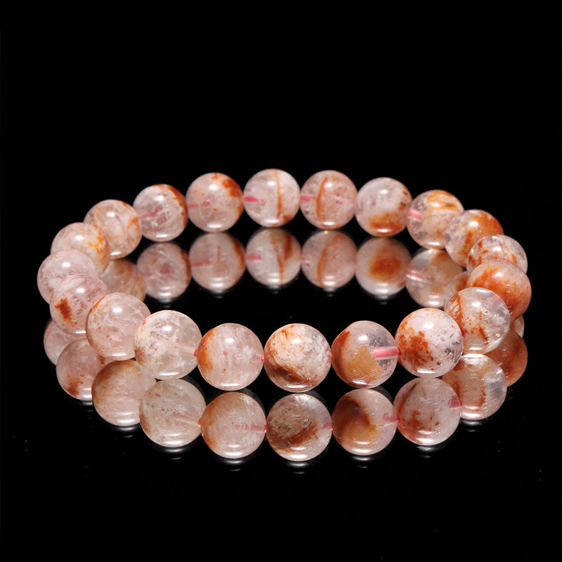 ブレス　セリサイトインクォーツ＜ブラジル産＞　丸 [co-g2271]