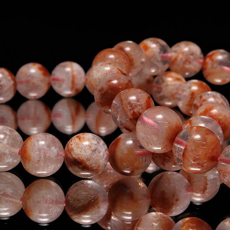 ブレス　セリサイトインクォーツ＜ブラジル産＞　丸 [co-g2271]