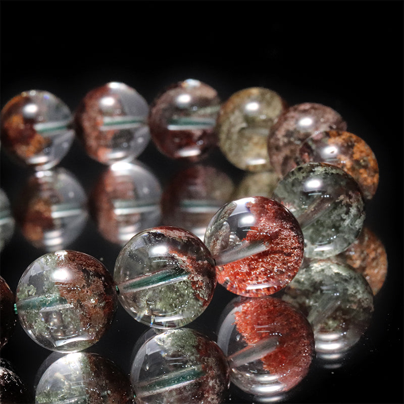 ブレス　ガーデンクォーツ＜ブラジル産＞　丸  [co-g2276]