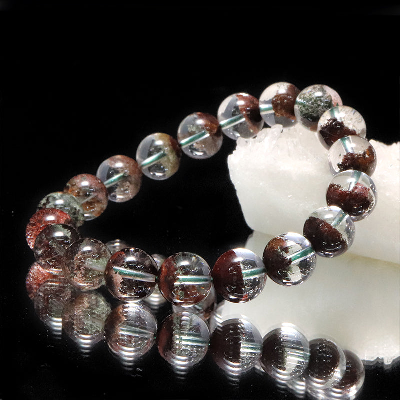 ブレス　ガーデンクォーツ＜ブラジル産＞　丸  [co-g2276]