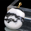 Get 30% off when you purchase 10 or more eligible items. Automatic discount at checkout. White Buffalo Jasper Pendant Top from India, Approx. 14-27mm x 28-32mm, Stainless Steel with Gold, Made in Japan [co-g1408]