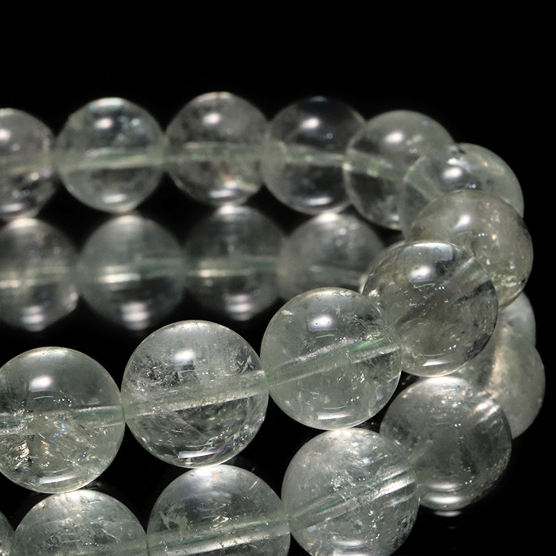 ブレス　グリーンアメジストアイリス＜ブラジル産＞　丸  [co-g2264]