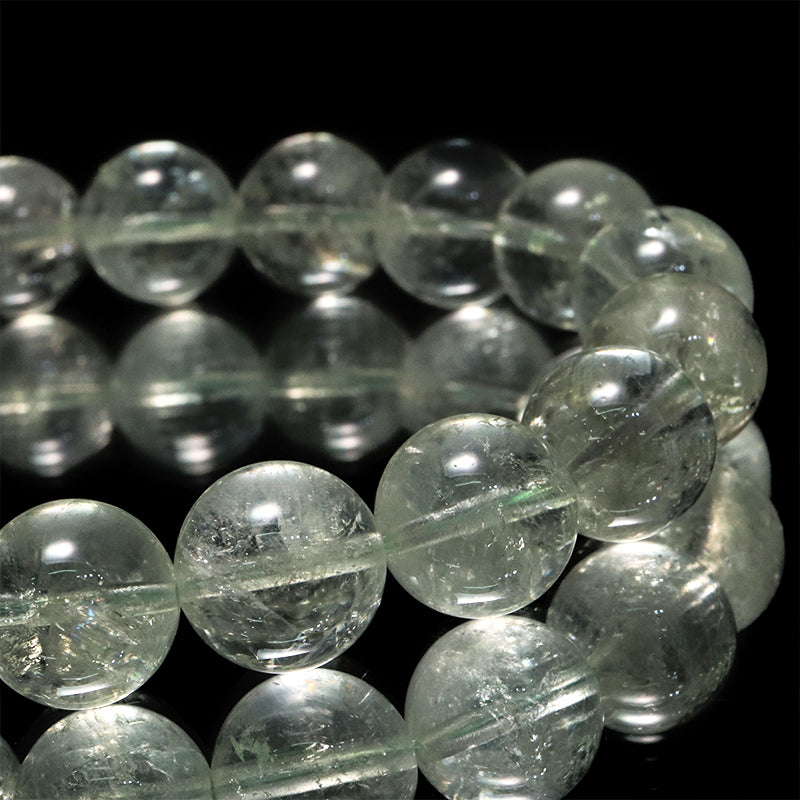 ブレス　グリーンアメジストアイリス＜ブラジル産＞　丸  [co-g2264]