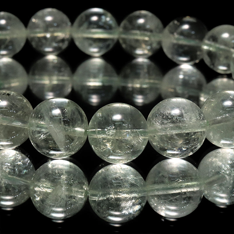 ブレス　グリーンアメジストアイリス＜ブラジル産＞　丸  [co-g2264]