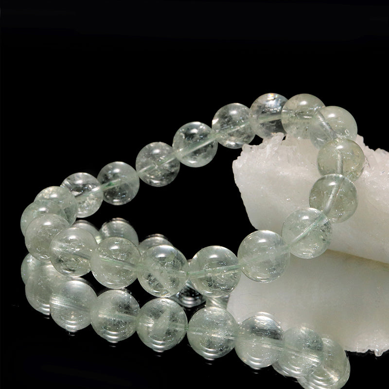 ブレス　グリーンアメジストアイリス＜ブラジル産＞　丸  [co-g2264]