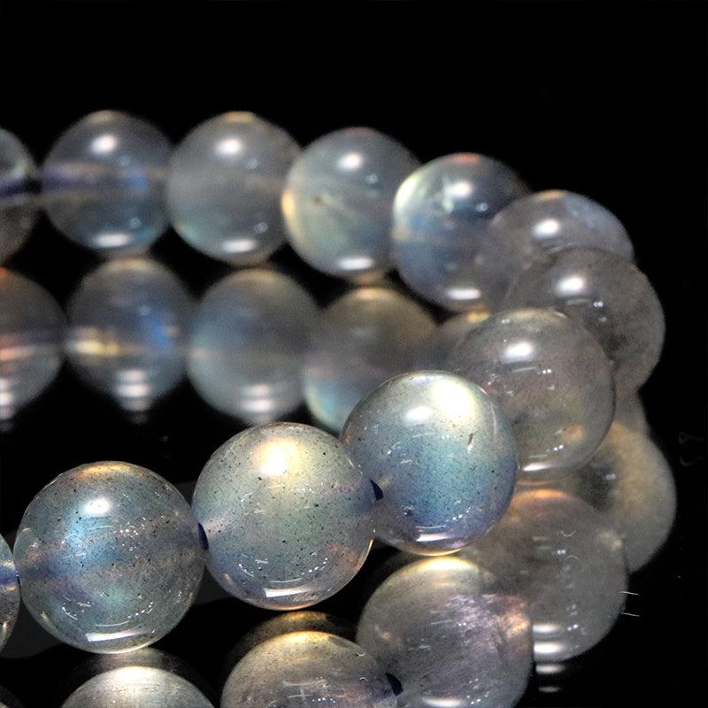 ブレス　ラブラドライト＜マダガスカル産＞　丸  [co-g2268]