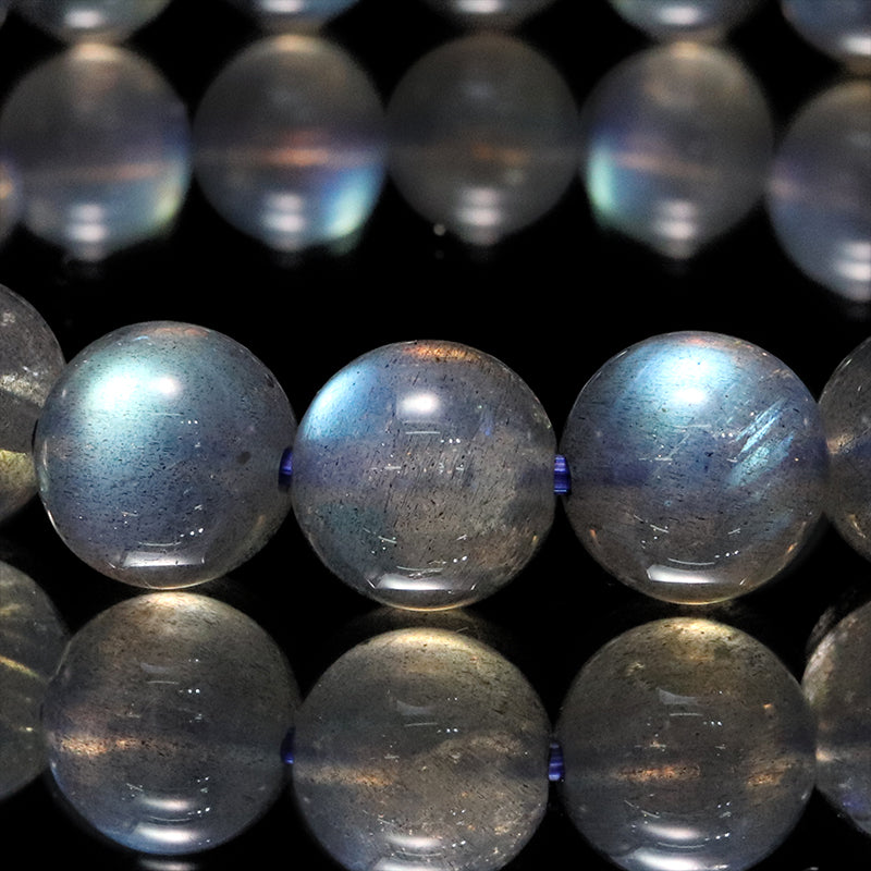 ブレス　ラブラドライト＜マダガスカル産＞　丸  [co-g2268]