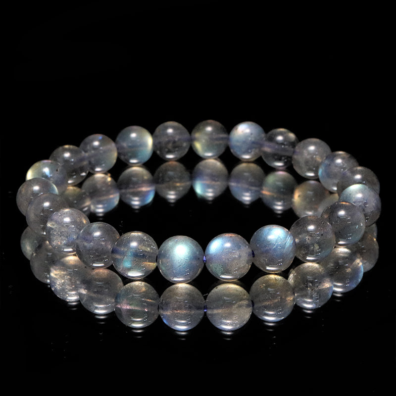 ブレス　ラブラドライト＜マダガスカル産＞　丸  [co-g2268]