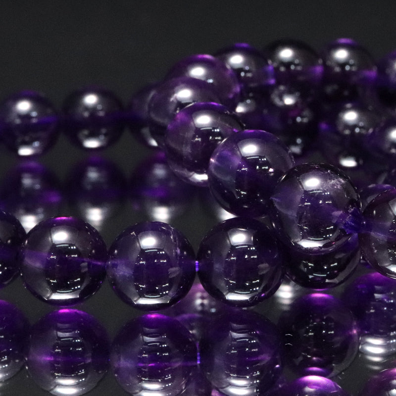 ブレス　アメジスト＜ウルグアイ産＞　丸  [co-g2265]