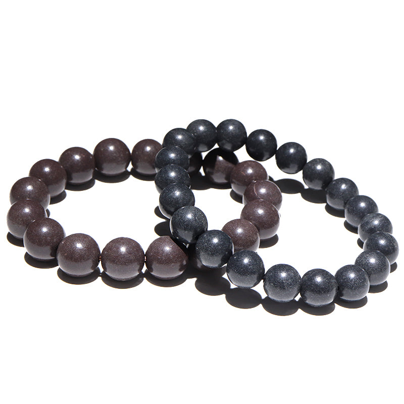 [Japanese Famous Stone] Bracelet Genshoseki <Made in Miyagi Prefecture> Round [br-g8194]