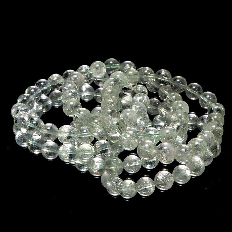 ブレス　グリーンアメジストアイリス＜ブラジル産＞　丸  [co-g2264]