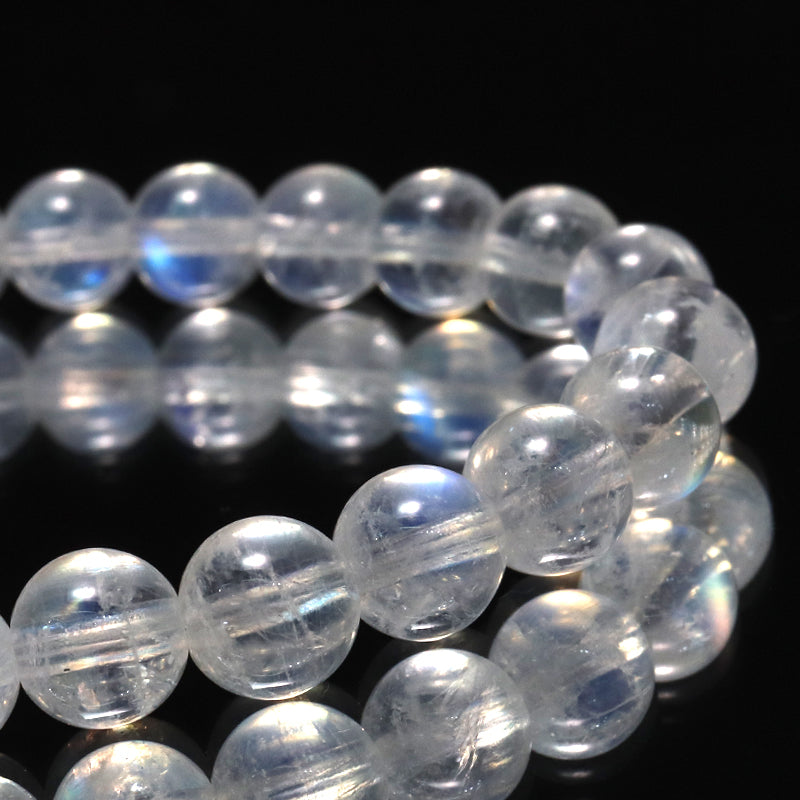 ブレス　ムーンストーン＜インド産＞　丸  [co-g2252]