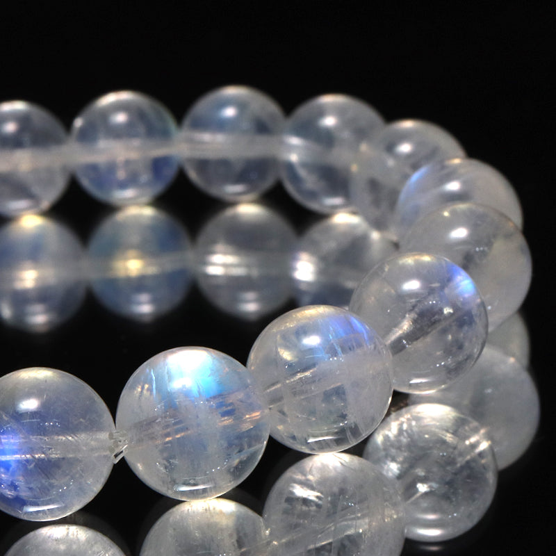 ブレス　ムーンストーン＜インド産＞　丸  [co-g2252]